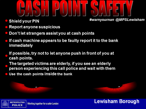 Cash point safety