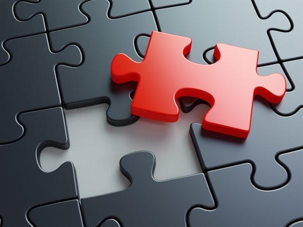 Missing person puzzle piece image