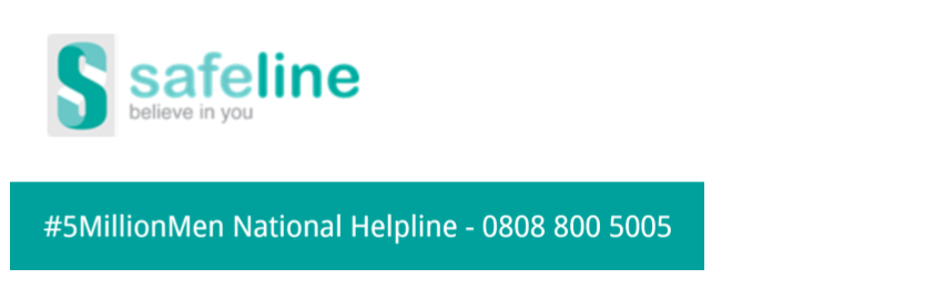 Safeline Helpline for men image of logo