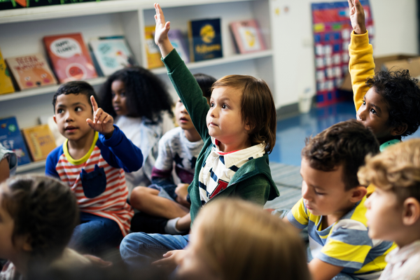 children in a classroom